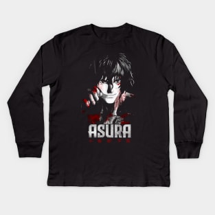 The Asura Ohma Tokita Kengan Ashura Omega Kids Long Sleeve T-Shirt